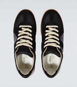 Maison Margiela Replica leather and suede sneakers
