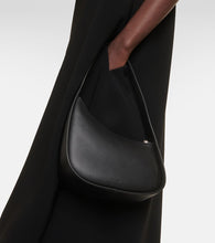 The Row Half Moon leather shoulder bag