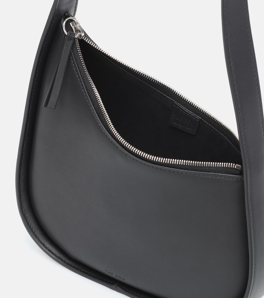 The Row Half Moon leather shoulder bag