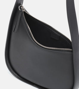 The Row Half Moon leather shoulder bag