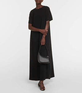 The Row Half Moon leather shoulder bag