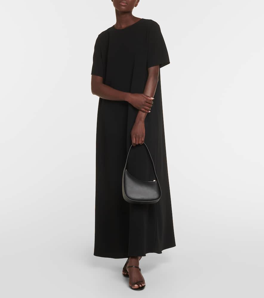 The Row Half Moon leather shoulder bag