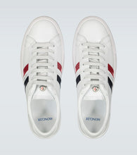 Moncler New Monaco leather sneakers