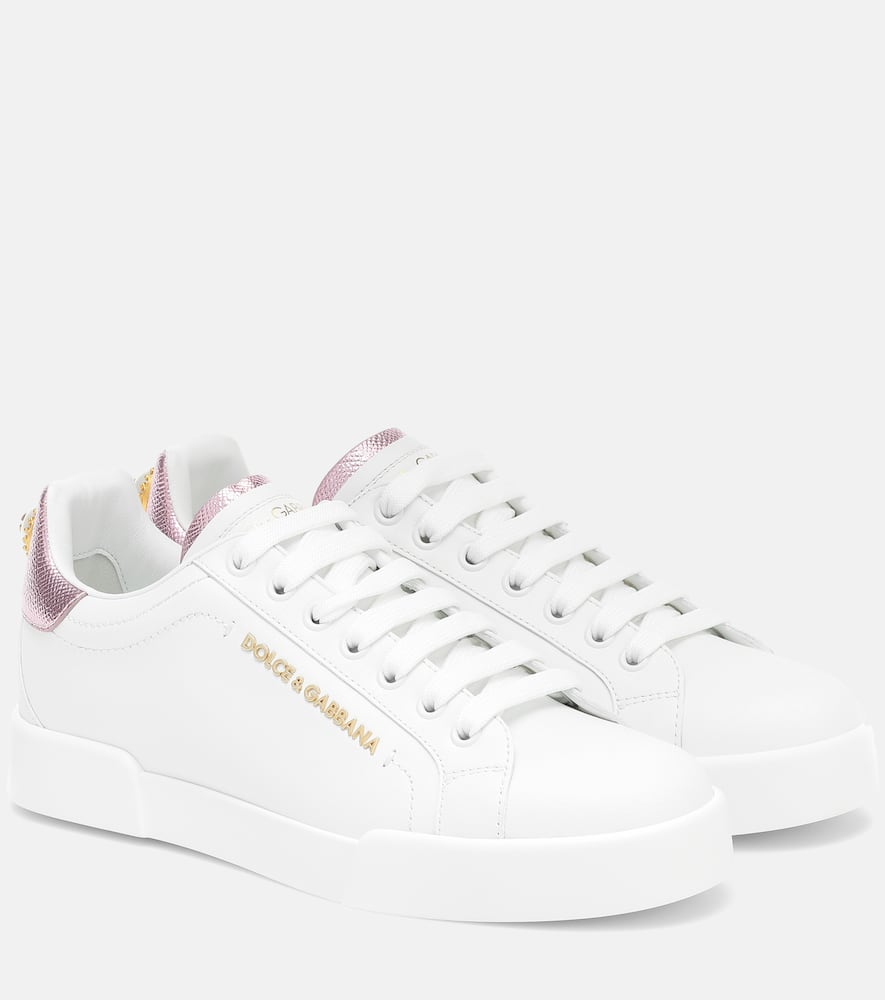 Dolce&Gabbana Portofino leather sneakers
