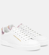 Dolce&Gabbana Portofino leather sneakers