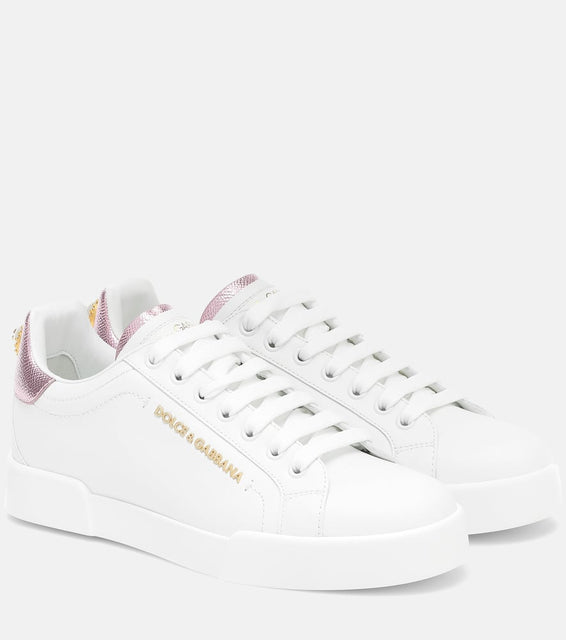 Dolce&Gabbana Portofino leather sneakers
