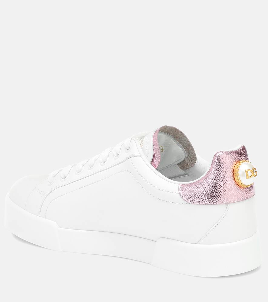 Dolce&Gabbana Portofino leather sneakers