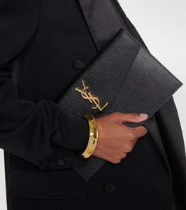 Saint Laurent Uptown leather clutch
