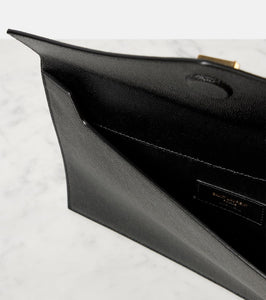 Saint Laurent Uptown leather clutch