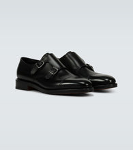 John Lobb William leather monk strap shoes