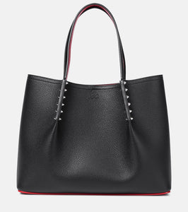 Christian Louboutin Cabarock Small leather tote. Shop Christian Louboutin Tote Bags for women now.