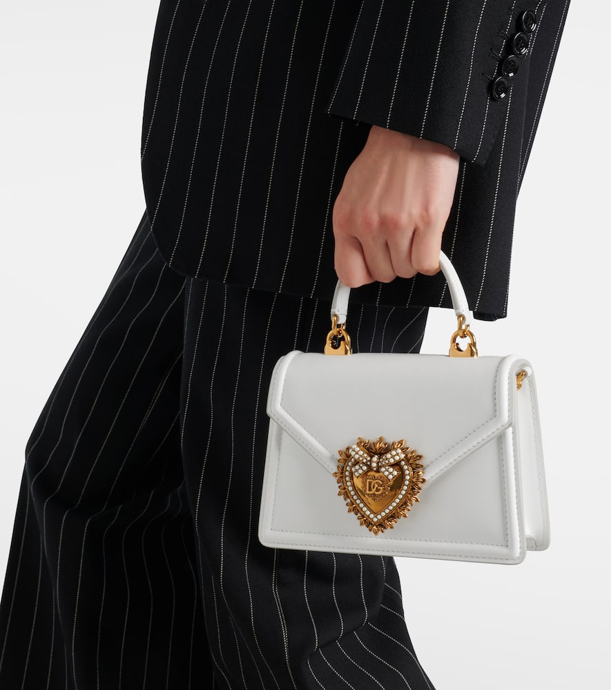 Dolce&Gabbana Devotion Small leather shoulder bag