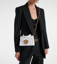 Dolce&Gabbana Devotion Small leather shoulder bag