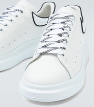 McQueen Oversized leather sneakers