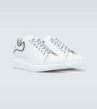 McQueen Oversized leather sneakers