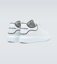 McQueen Oversized leather sneakers