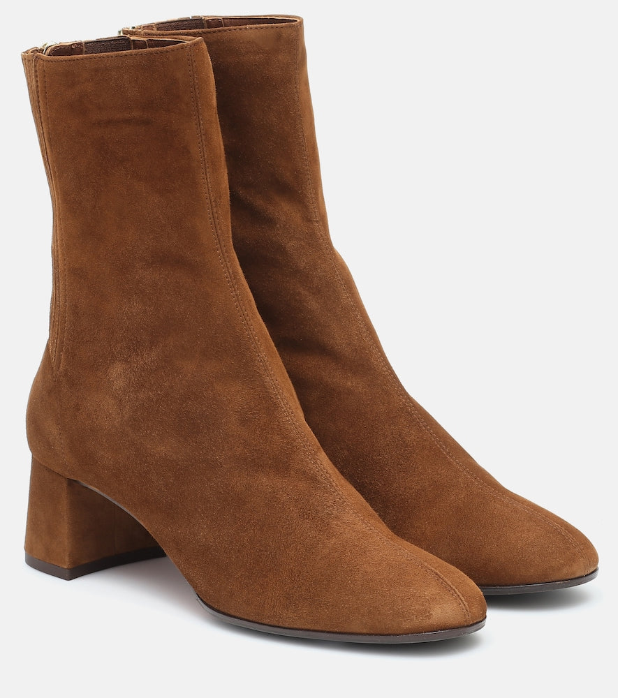 Aquazzura Saint Honor√É¬© 50 suede ankle boots - Aquazzura Saint Honor√É¬© 50 麂皮踝靴