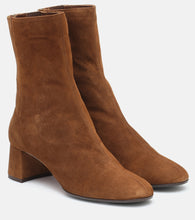 Aquazzura Saint Honor√É¬© 50 suede ankle boots - Aquazzura Saint Honor√É¬© 50 麂皮踝靴