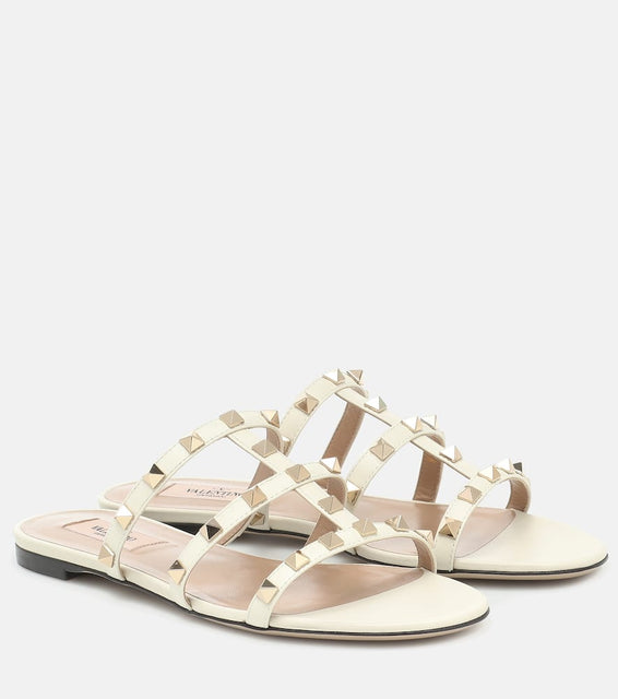 Valentino Garavani Rockstud leather slides
