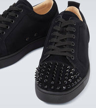 Christian Louboutin Louis Junior Spikes leather sneakers