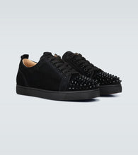 Christian Louboutin Louis Junior Spikes leather sneakers