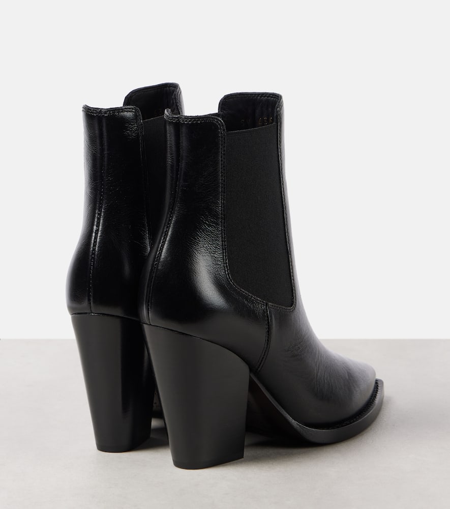 Saint Laurent Theo 95 leather Chelsea boots
