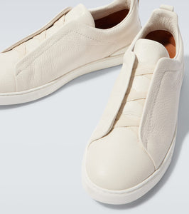 Zegna Triple Stitch leather sneakers