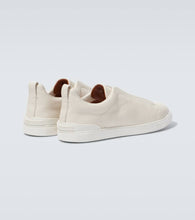 Zegna Triple Stitch leather sneakers