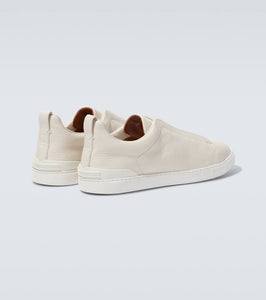 Zegna Triple Stitch leather sneakers