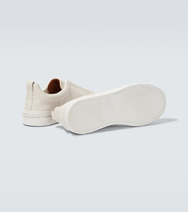 Zegna Triple Stitch leather sneakers