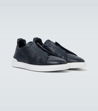 Zegna Triple Stitch leather sneakers
