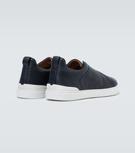 Zegna Triple Stitch leather sneakers