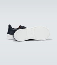 Zegna Triple Stitch leather sneakers