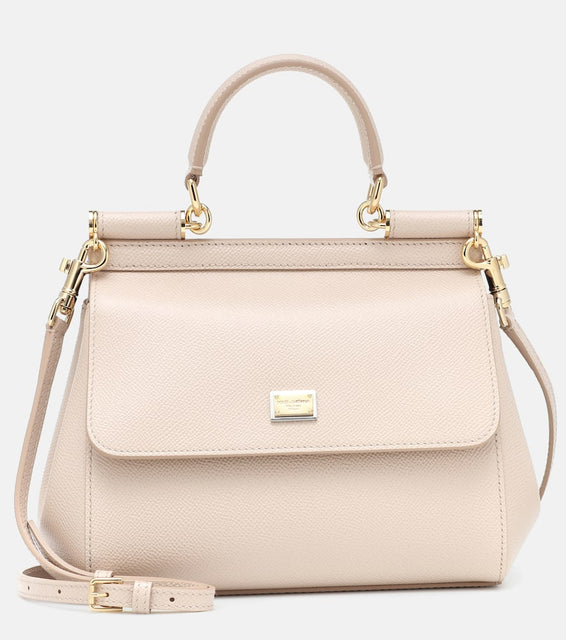 Dolce&Gabbana Sicily Small leather tote. Shop Dolce&Gabbana Top-Handle Bags for women now.