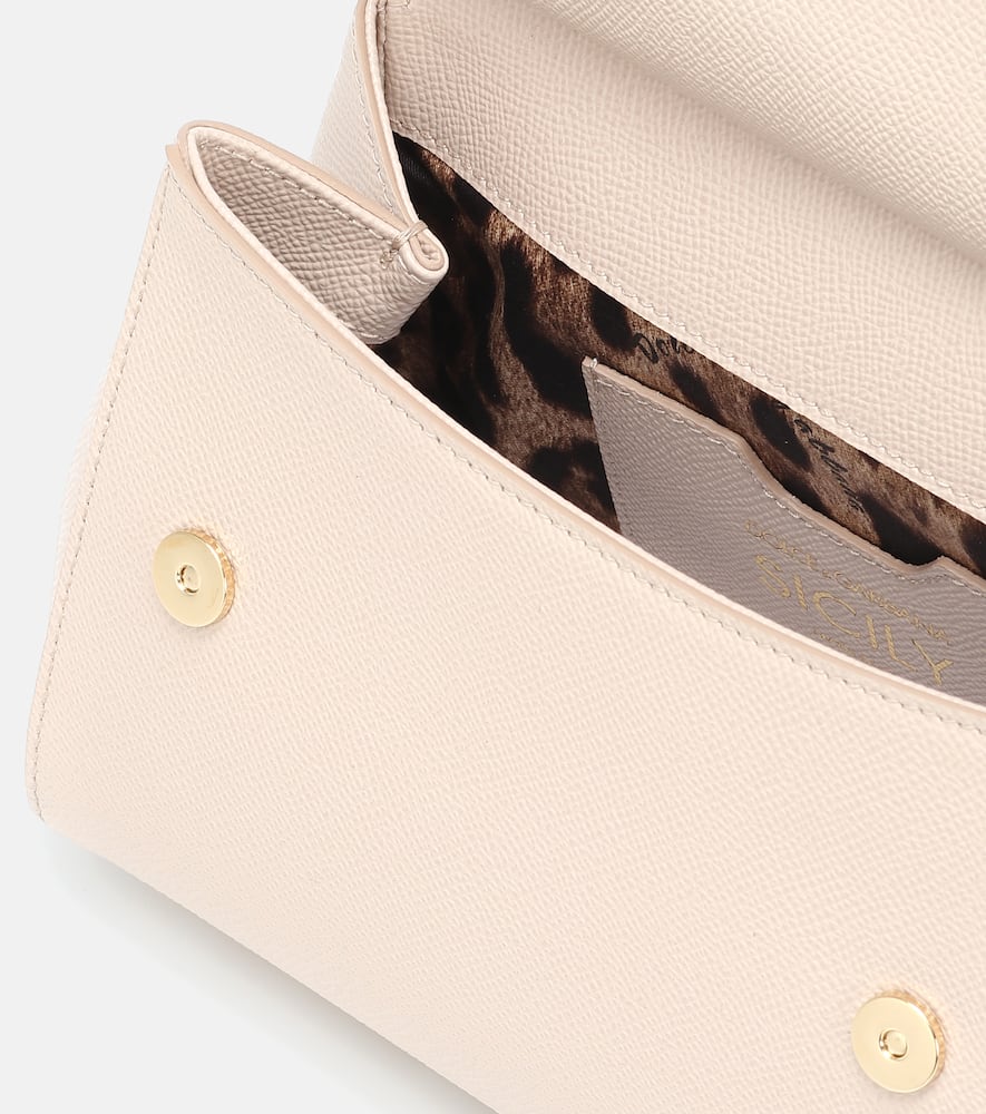 Dolce&Gabbana Sicily Small leather tote