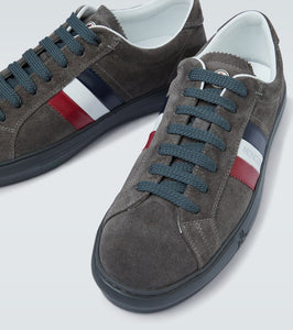 Moncler New Monaco suede sneakers