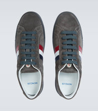 Moncler New Monaco suede sneakers