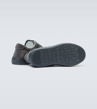 Moncler New Monaco suede sneakers