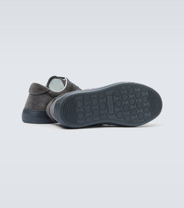 Moncler New Monaco suede sneakers