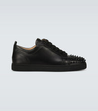 Christian Louboutin Louis Junior Spikes leather sneakers - Christian Louboutin Louis Junior Spikes 皮革运动鞋