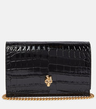 Alexander McQueen Skull Small leather crossbody bag. Shop Alexander McQueen Shoulder Bags for women now.