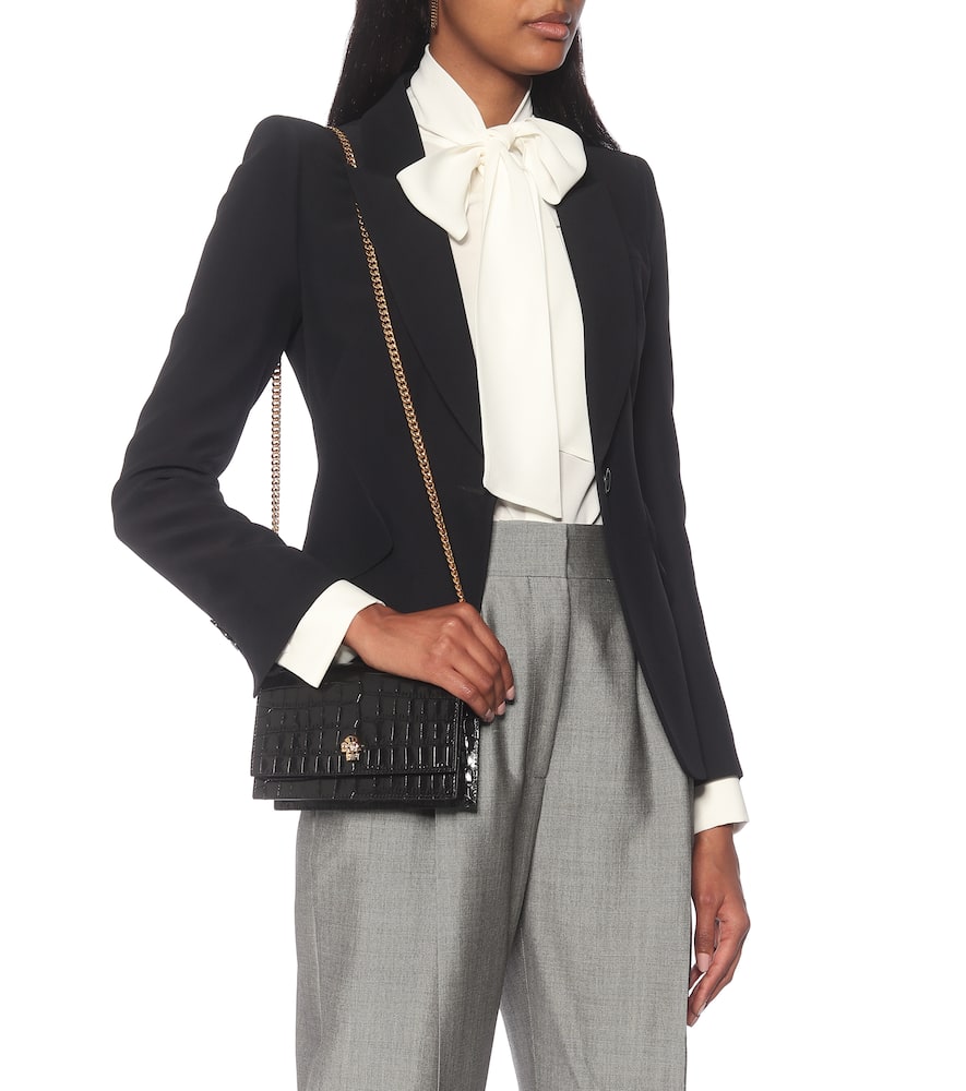 McQueen Skull Small leather crossbody bag