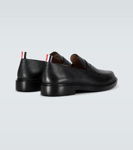 Thom Browne Grained leather penny loafers