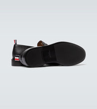 Thom Browne Grained leather penny loafers