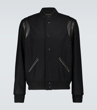 Saint Laurent Teddy varsity jacket