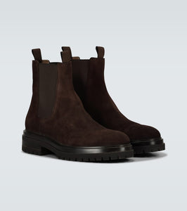 Gianvito Rossi Harry suede Chelsea boots