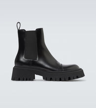 Balenciaga Tractor leather boots