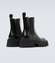 Balenciaga Tractor leather boots