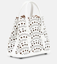 Alaia Le Mina 16 Vienne Wave leather tote bag