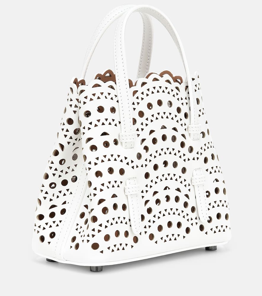 Alaia Le Mina 16 Vienne Wave leather tote bag